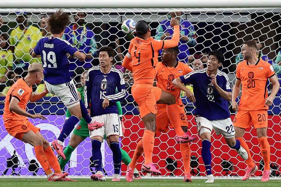 Partida entre Holanda x Japão na Copa do Mundo/ARIC BECKER / AFP