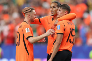 Jogadores da Holanda