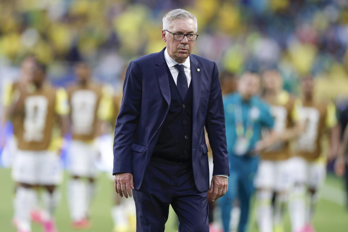 Carlo Ancelotti, técnico da Seleção Brasileira/Rafael Ribeiro/CBF