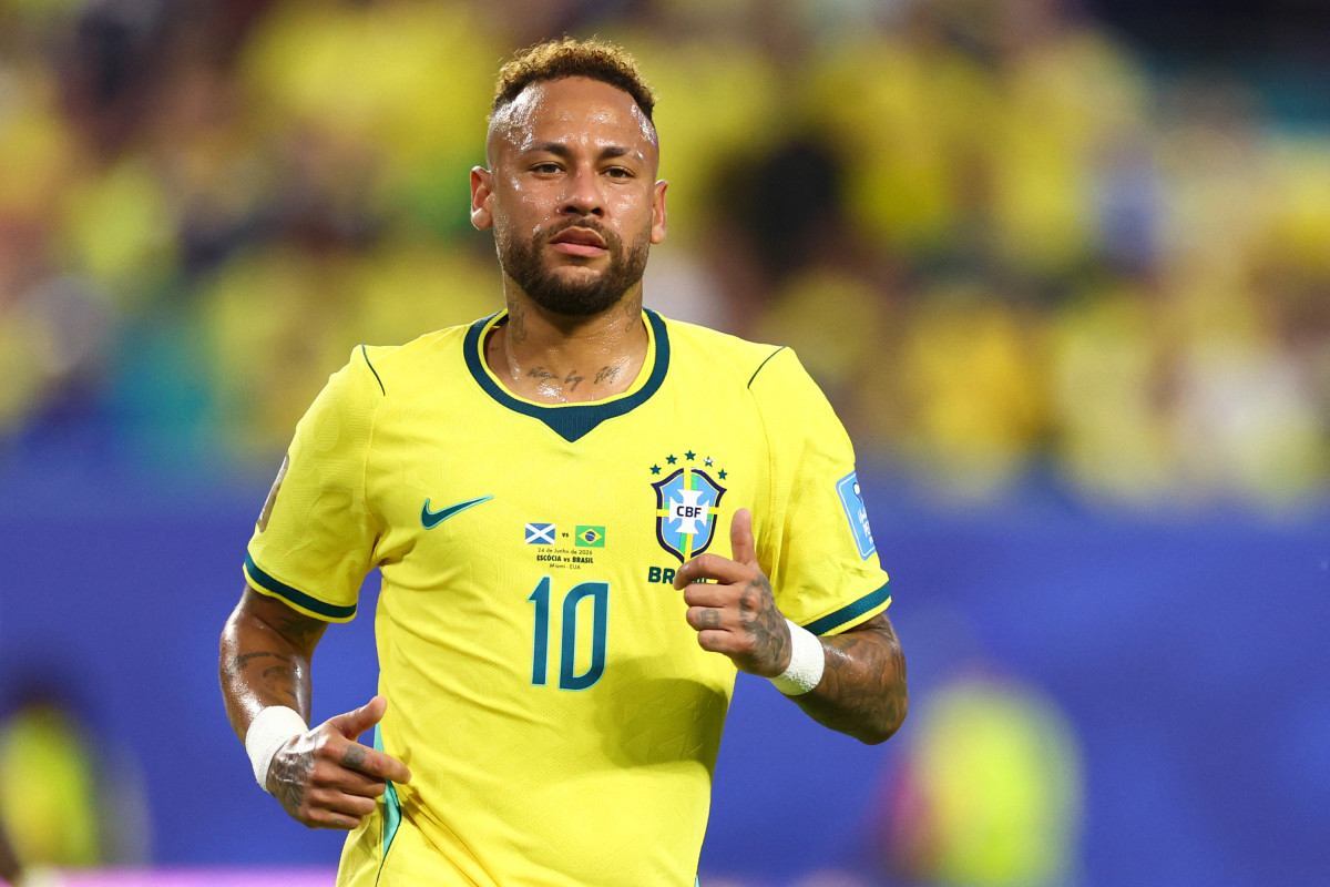 Neymar Jr, atacante da Seleção Brasileira ( Getty Images via AFP)