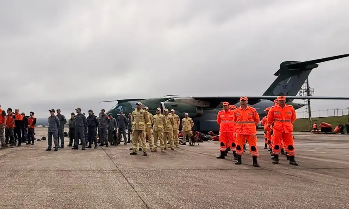 Governo brasileiro enviou missão humanitária para a Venezuela/DIVULGAÇÃO/CORPO DE BOMBEIROS DE SÃO PAULO
