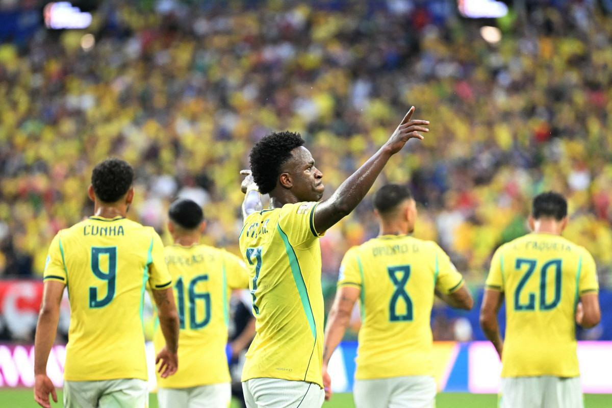  Vinicius Junior, atacante da Seleção Brasileira /CHANDAN KHANNA / AFP