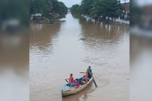 Goiana enfrenta a segunda cheia em menos de dois meses