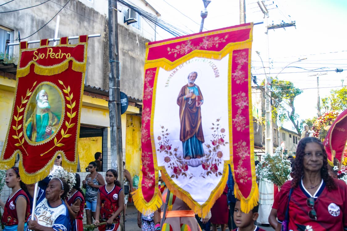 Procissão de São Pedro reúne centenas de fiéis e mantém tradição em Brasília Teimosa
 (Fotos: Weslly Gomes/DP foto)