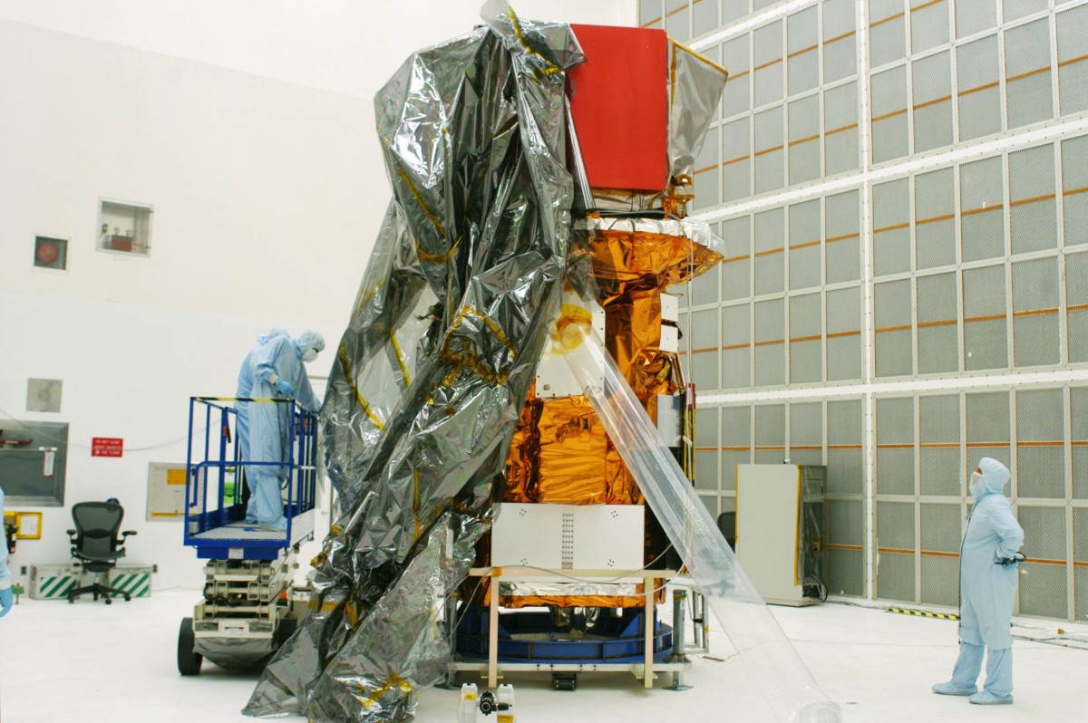 Satélite Swif no Centro Espacial Kennedy, na Flórida/AFP PHOTO / NASA