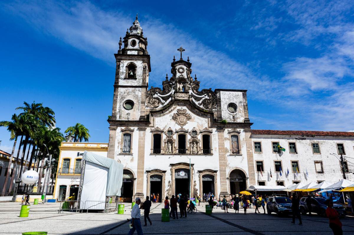 Basílica do Carmo, em Santo Antônio, no Recife /Rafael Vieira/DP Foto