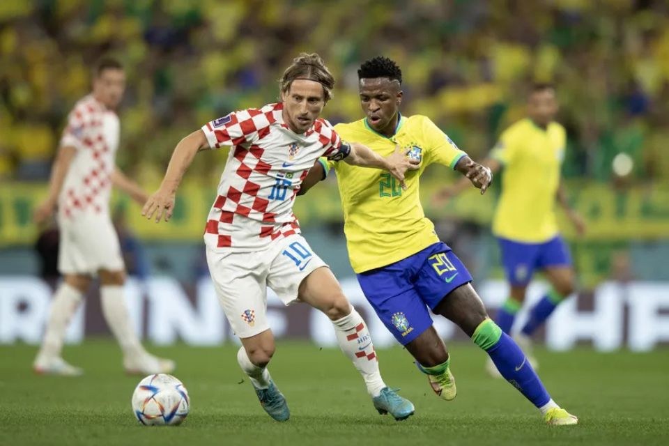 Partida entre Brasil x Croácia na Copa do Mundo de 2022/Lucas Figueiredo / CBF