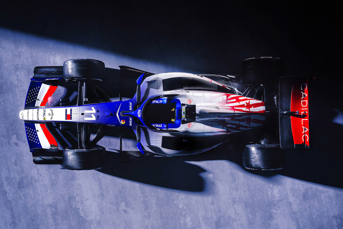 Cadillac apresenta pintura comemorativa da independência dos EUA para o GP de Silverstone  (Divulgação)