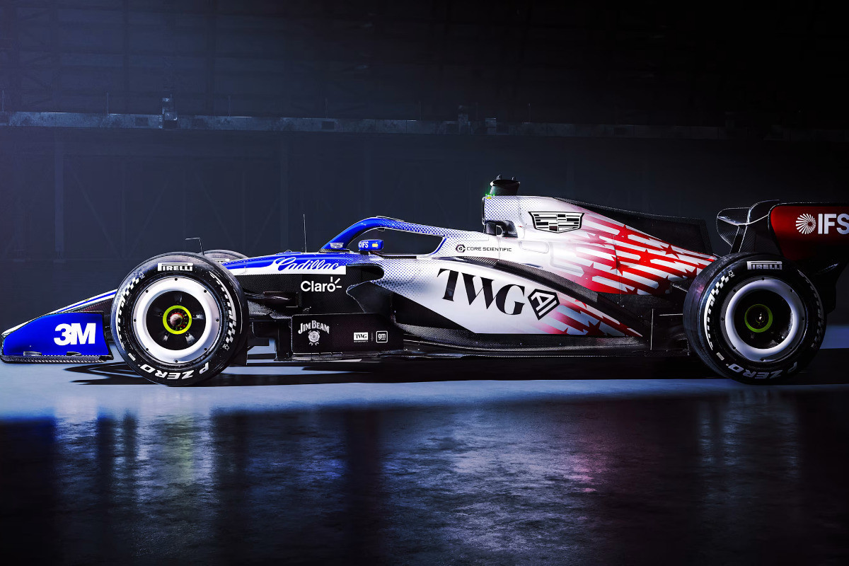Cadillac apresenta pintura comemorativa da independência dos EUA para o GP de Silverstone  (Divulgação)