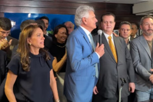 Gilberto Kassab foi anunciado como vice na chapa de Ronaldo Caiado