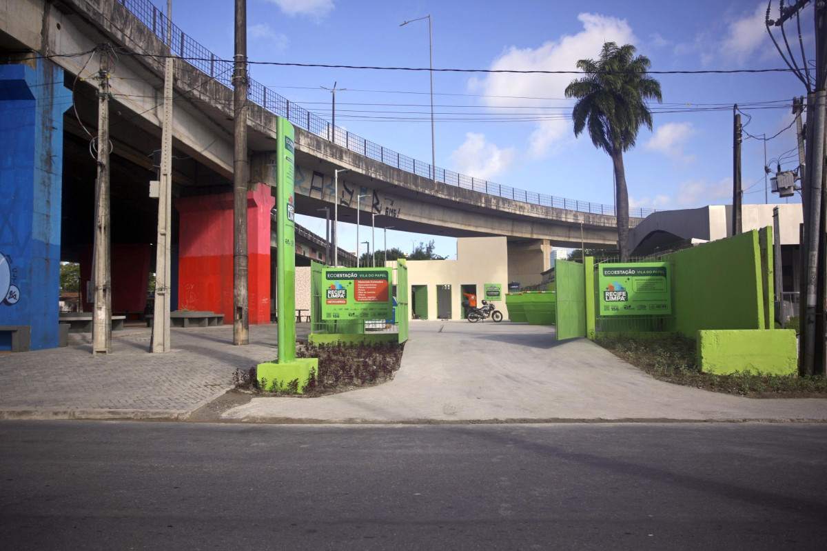 Ecoestação Vila do Papel, no bairro de São José/Foto: Mauricio Ferry/DP Foto