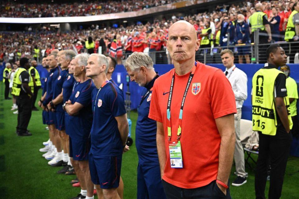 Stale Solbakken, técnico da Noruega/PAUL ELLIS / AFP