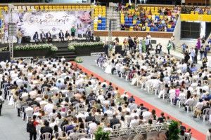 Casamento comunit&aacute;rio realizado pelo TJPE