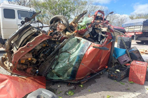 Acidente na BR-116 deixou dois mortos e cinco feridos em Cabrob&oacute;, no Sert&atilde;o