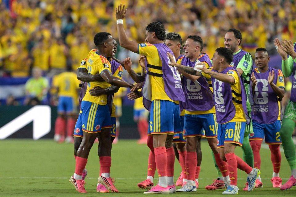 Seleção da Colômbia na Copa do Mundo/JUAN MABROMATA / AFP