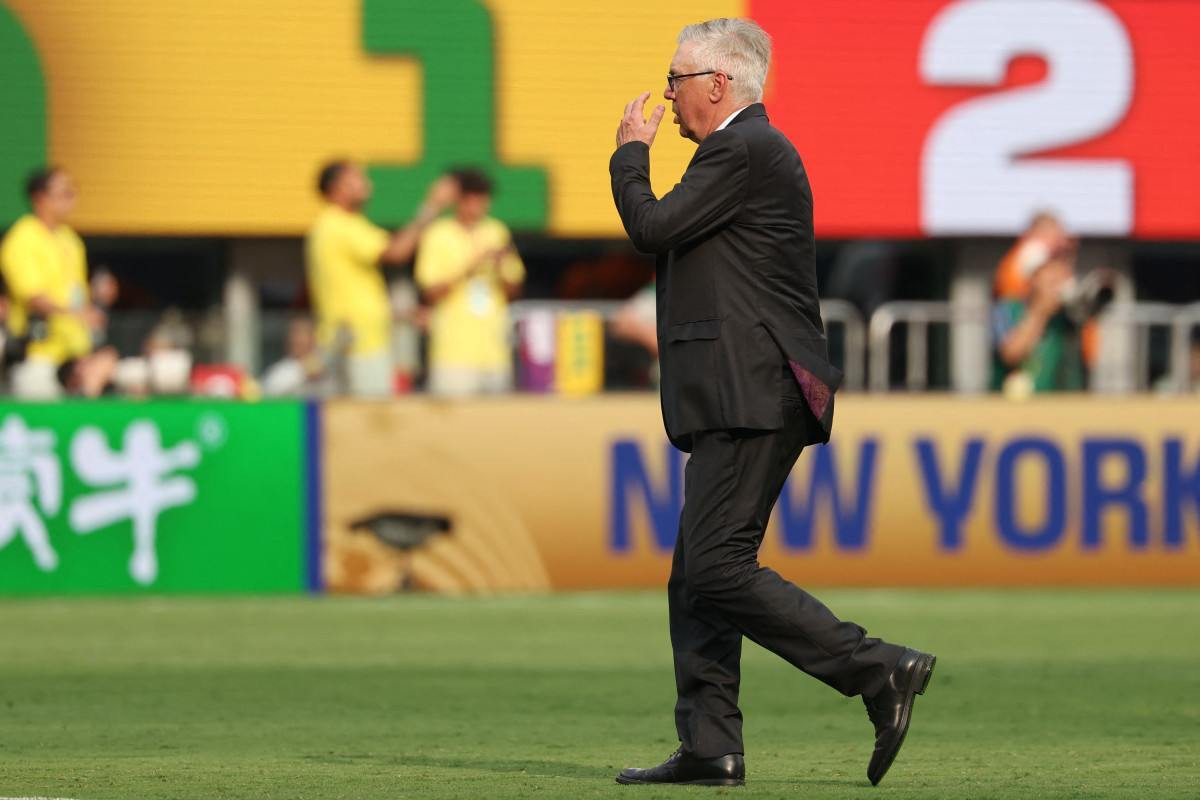 Carlo Ancelotti, técnico da Seleção Brasileira/Odd ANDERSEN / AFP