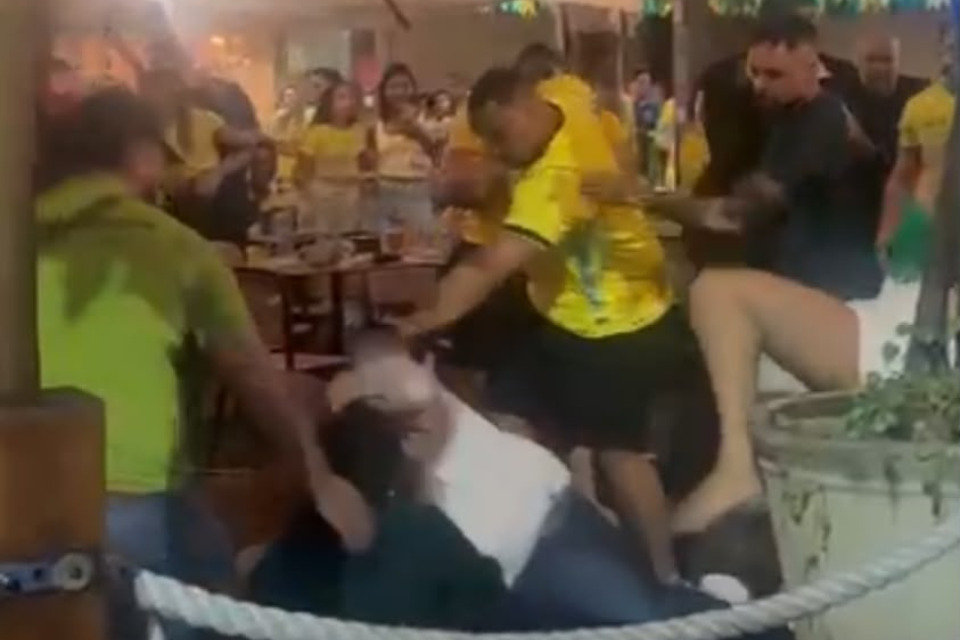 As brigas foram gravadas e circulam das na redes sociais/Foto: Reprodução/Redes sociais