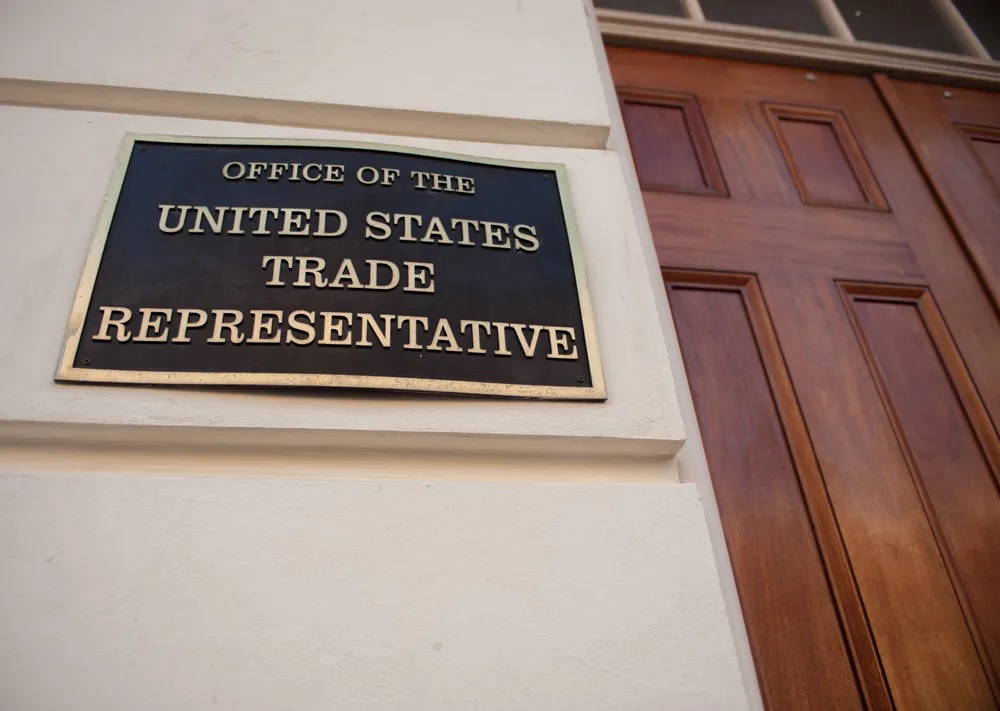 Fachada do Escritório do Representante Comercial dos Estados Unidos/Reprodução/USTR