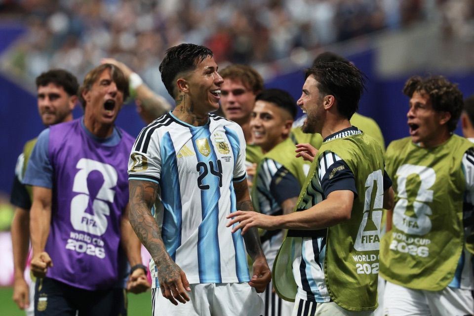 Jogadores da Argentina na Copa do Mundo de 2026/ODD ANDERSEN / AFP