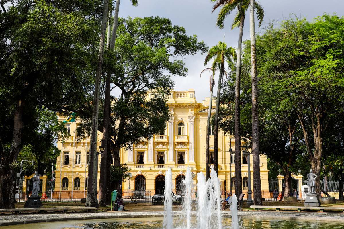 Palácio do Campo das Princesas, no Recife/Foto: Yacy Ribeiro/Secom