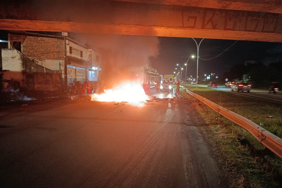 Protesto no Km 70 da BR-101, em Jardim São Paulo/Foto: Divulgação