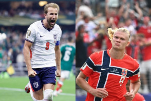 Artilheiros: Duelo entre Inglaterra x Noruega marca encontro entre Kane e Haaland na Copa 2026