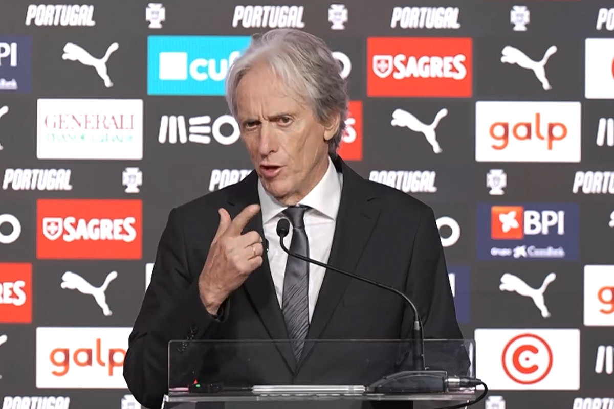 Jorge Jesus é o novo técnico de Portugal/REPRODUÇÃO/VÍDEO
