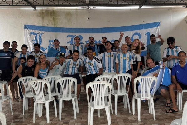 A torcida La Barra 81, Zona Sul do Recife (Reprodução)