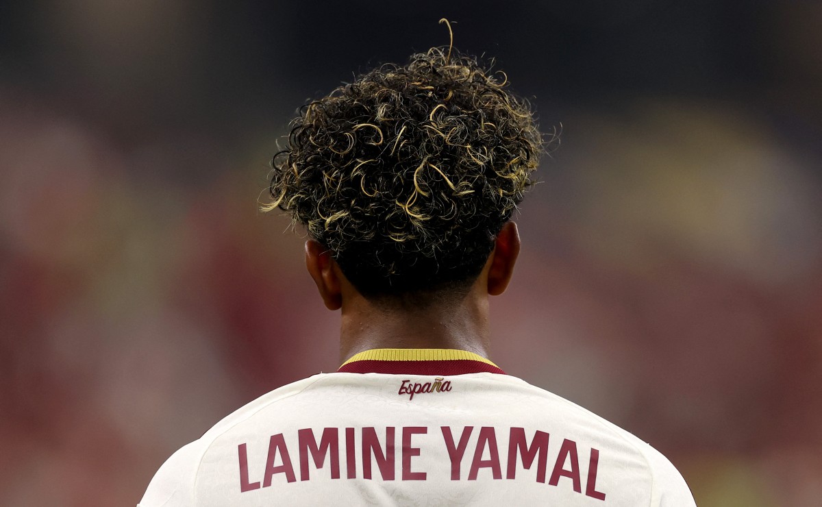 Lamine Yamal, da Espanha/ Getty Images via AFP