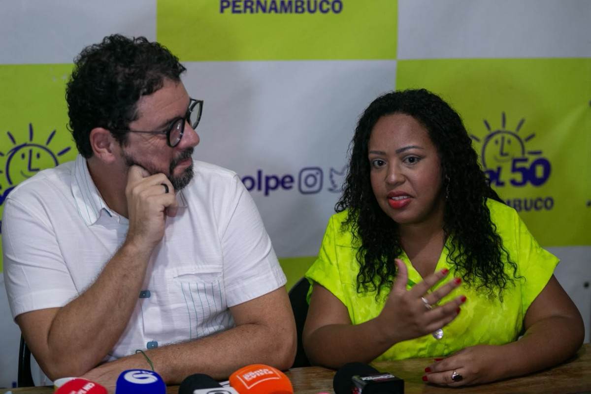 Ivan Moraes (PSOL) e Alice Gabino (Rede) (Rafael Vieira/DP Foto)