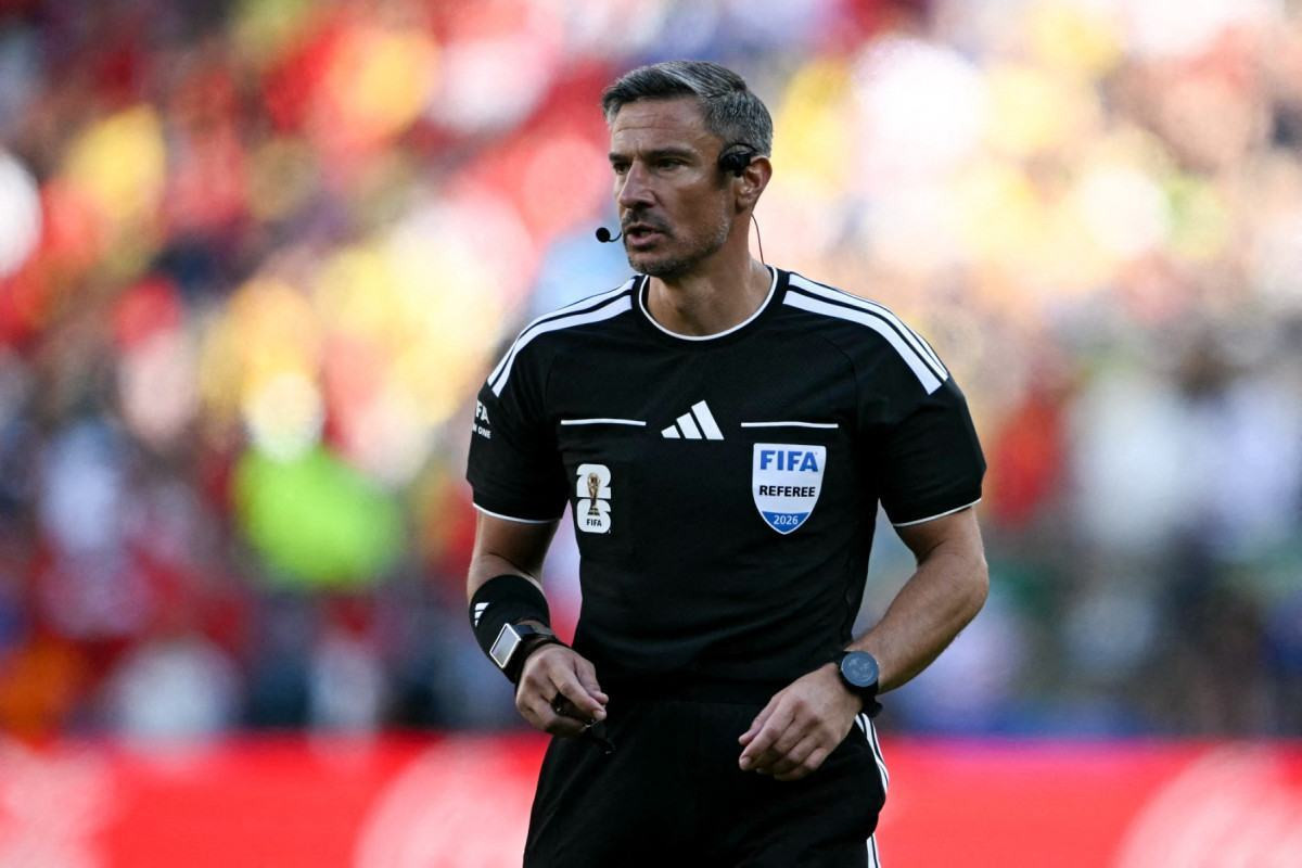  Slavko Vincic, árbitro da final da Copa /Mauro PIMENTEL / AFP