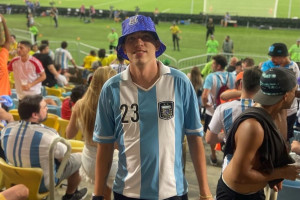 Theo Cavalcante, pernambucano e torcedor da sele&ccedil;&atilde;o argentina