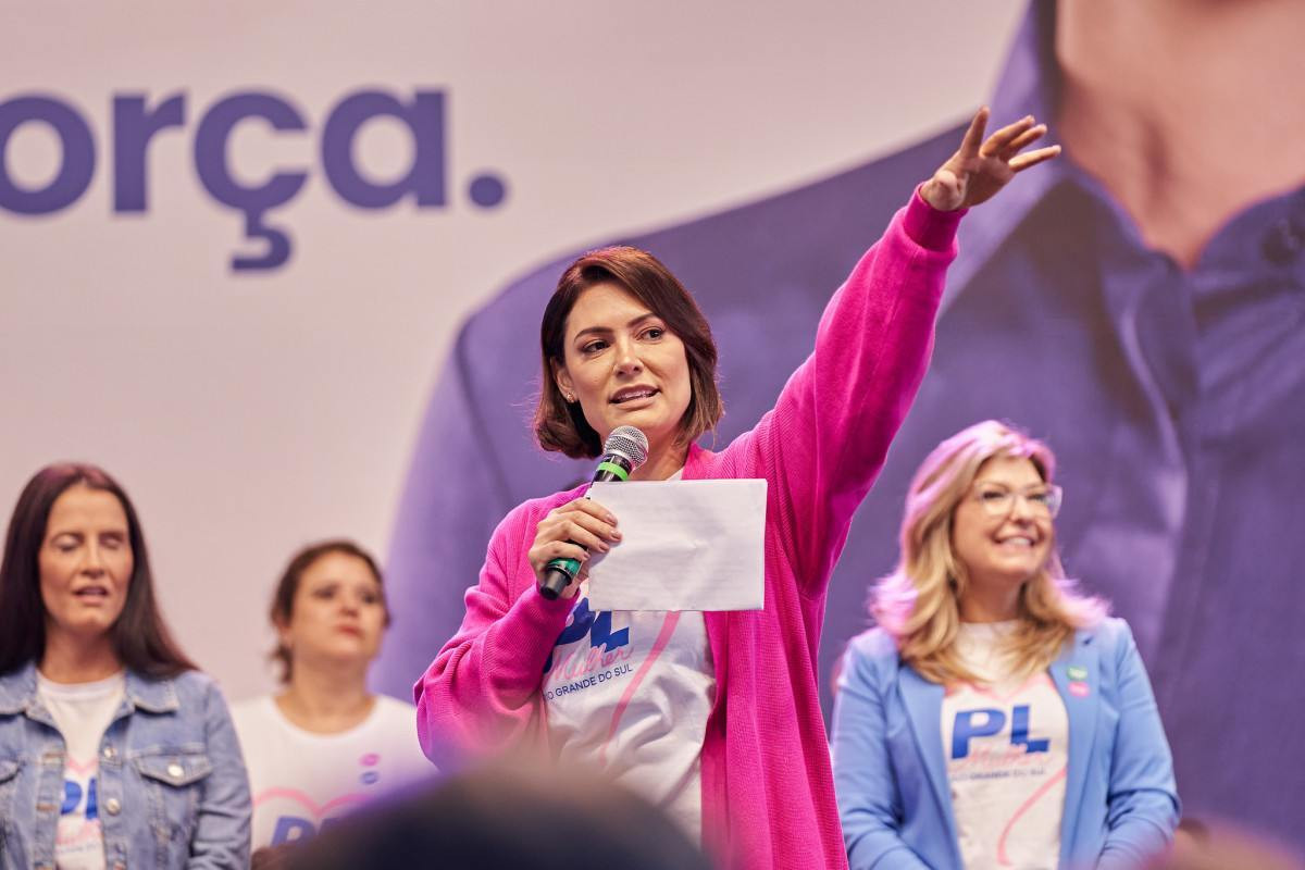Declarações vêm após Zema dizer que Michelle é uma das opções para a composição de sua chapa/Foto: Divulgação/PL Mulher