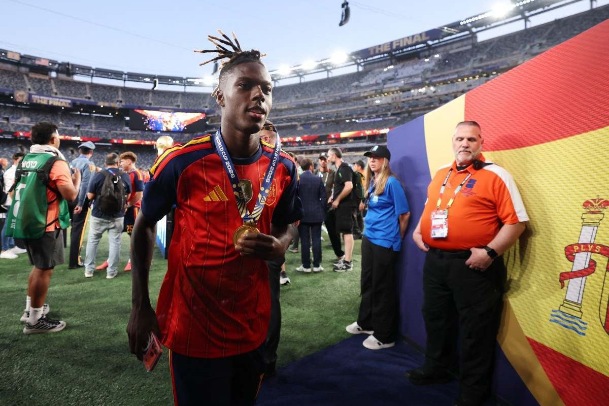  Nico Williams, atacante da Espanha/ Getty Images via AFP