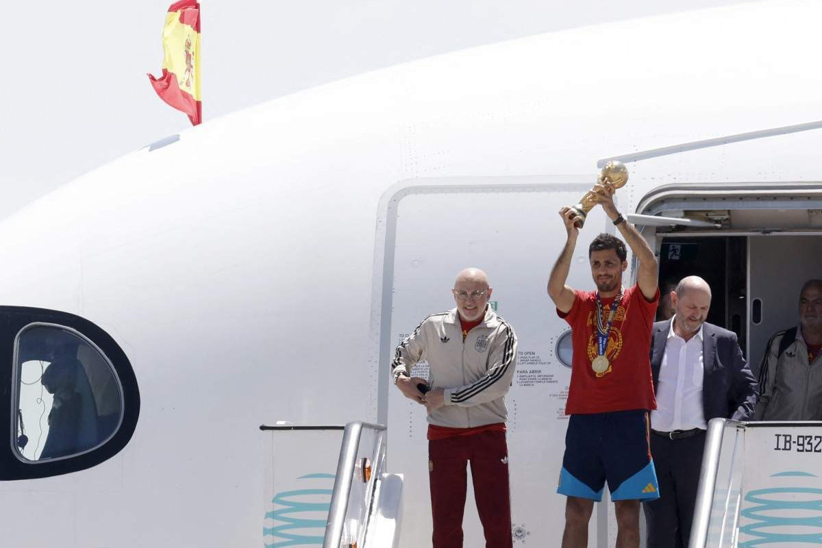 Rodri, meia da Espanha (Oscar DEL POZO / AFP) Rodri, meia da Espanha /Oscar DEL POZO / AFP