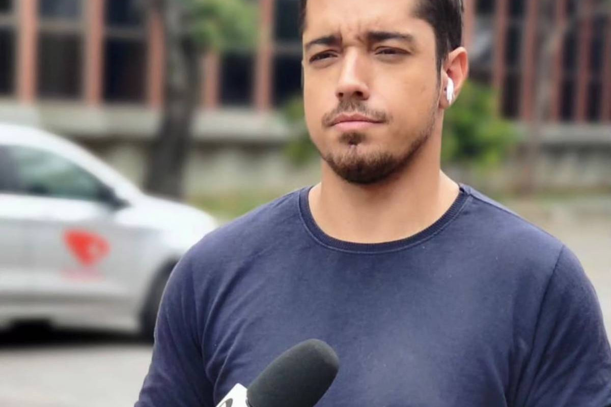 O jornalista Caíque Verli. /Foto: Reprodução/ Redes sociais 