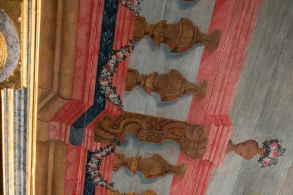 Pintura do século XVIII é descoberta em Mosteiro de São Bento, em Olinda (Foto: Weslly Gomes/DP Foto)