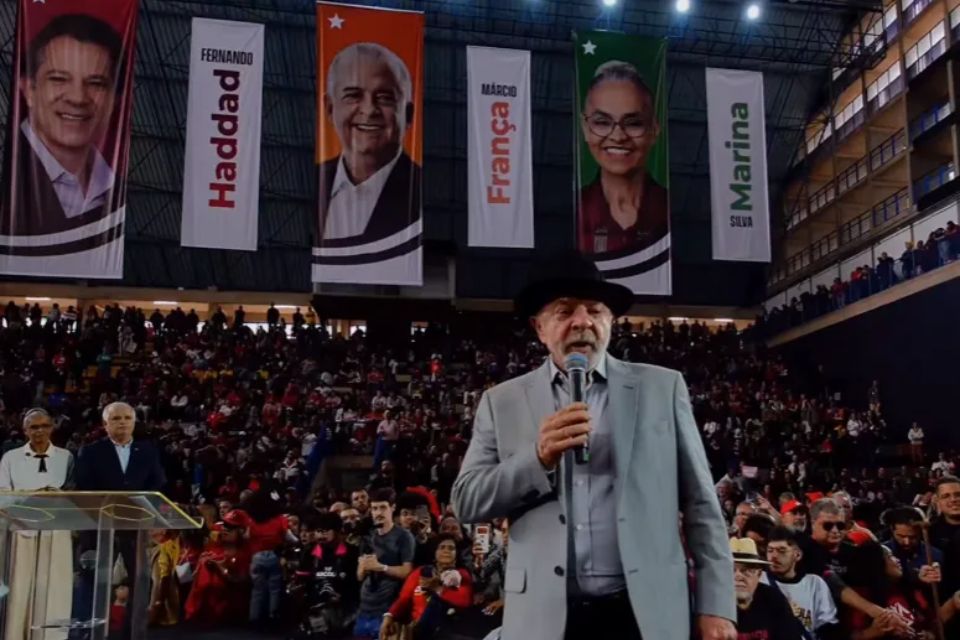 Lula participou da oficialização da candidatura de Fernando Haddad ao Governo de São Paulo, em evento realizado em Campinas/Foto: Reprodução