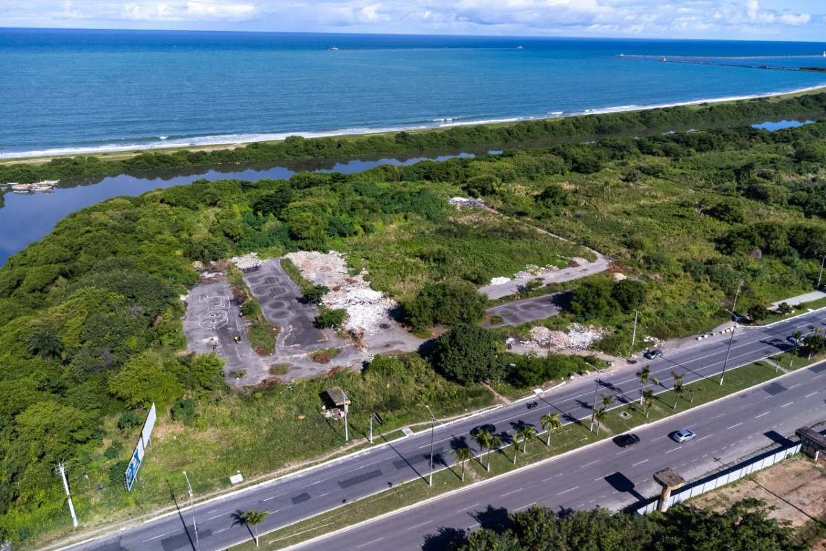 Visão aérea do antigo Parque dos Coqueirais (Rafael Vieira/DP Foto)
