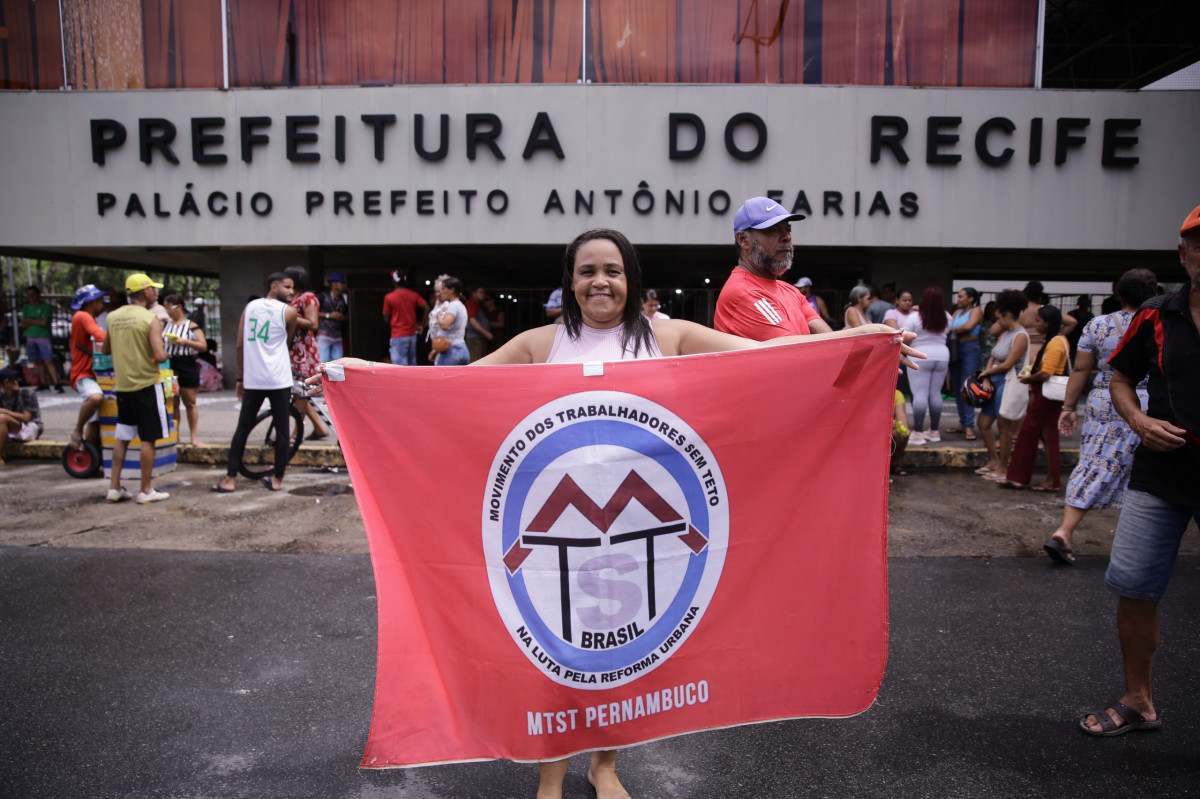 Fabíola Ferreira da Silva, de 40 anos, integrante do MTST. (Foto: Mauricio Ferry/DP)