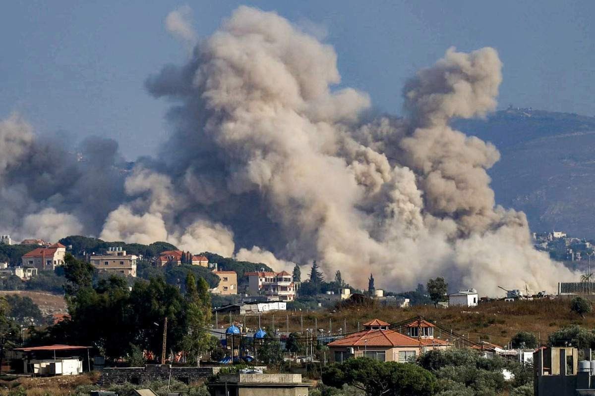 Bombardeio dos Estados Unidos no Oriente Médio/Foto por AMMAR AMMAR / AFP