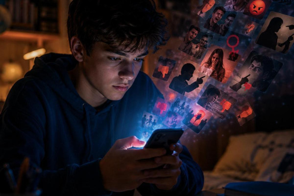 A adolescência é uma fase de construção da personalidade  /Imagem Gerada por IA