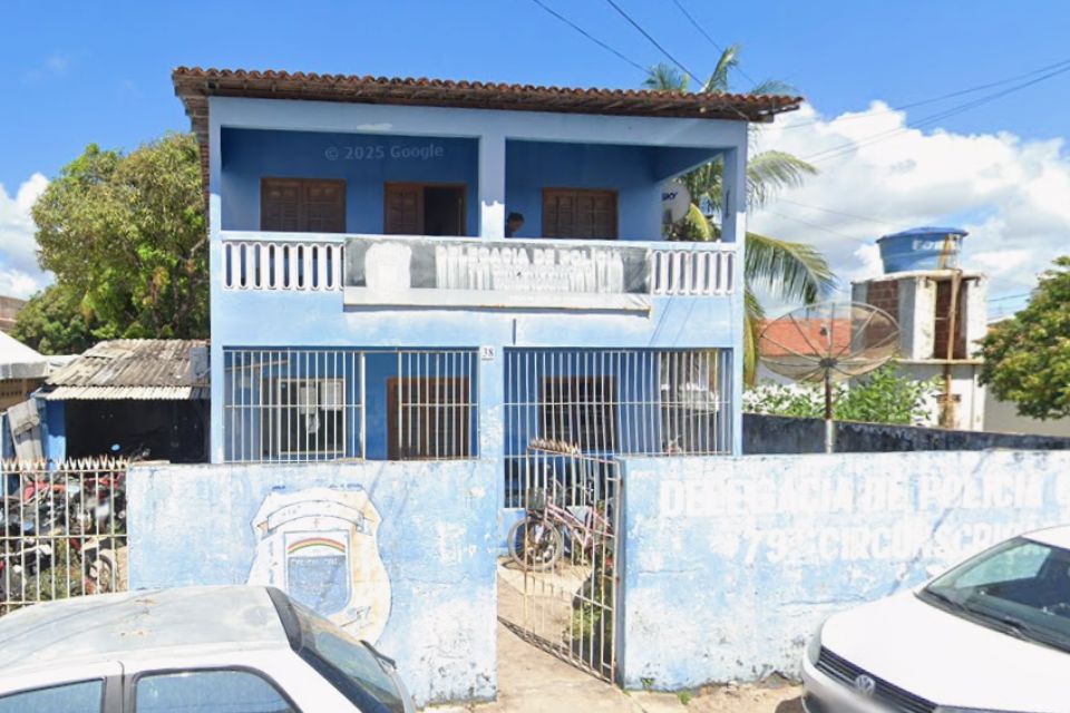 Delegacia de Tamandaré, no litoral Sul de Pernambuco /Reprodução/Street View