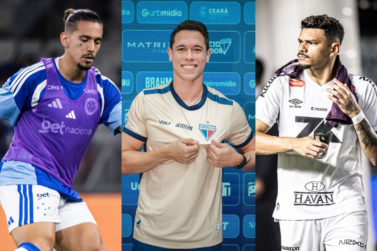 Gustavo Aleixo/Cruzeiro, Mateus Lotif/Fortaleza, Raul Baretta/Santos 