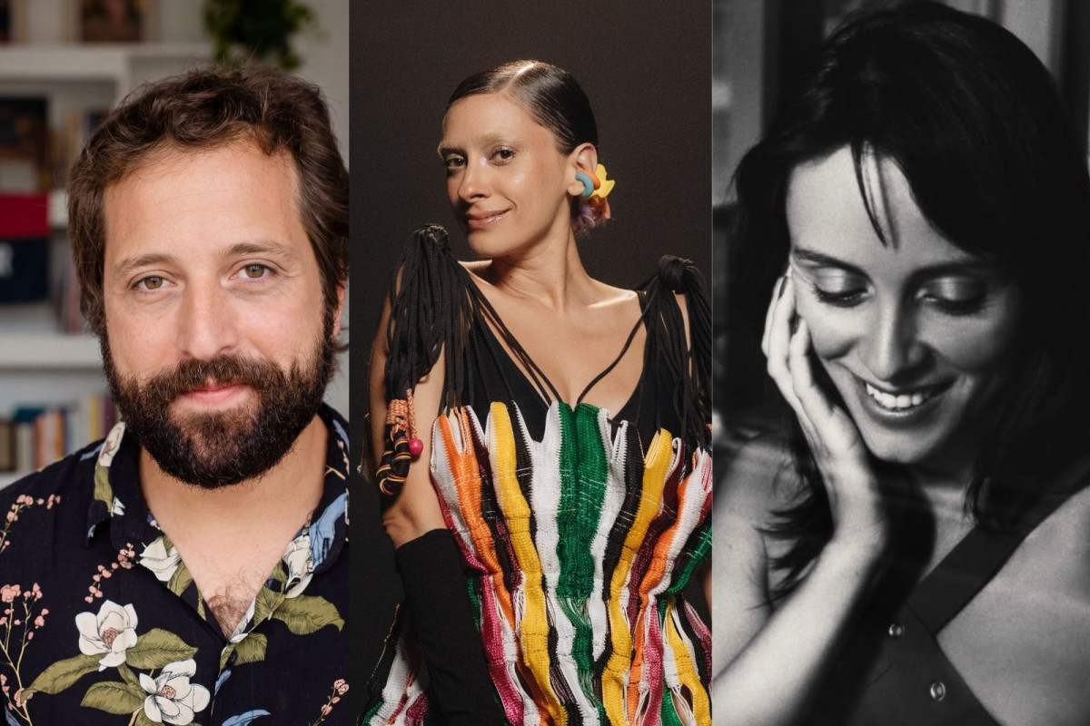 Gregório Duvivier, Aline Bei e Juliana Linhares compõem a programação cultural/Fotos: Divulgação e Isadora Arruda