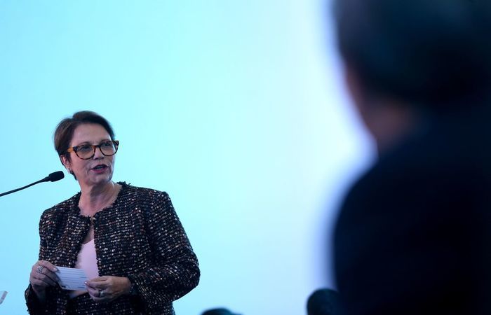 A senadora Tereza Cristina afirmou que vice-presidência foi tópico da conversa/Wilson Dias/Agência Brasil