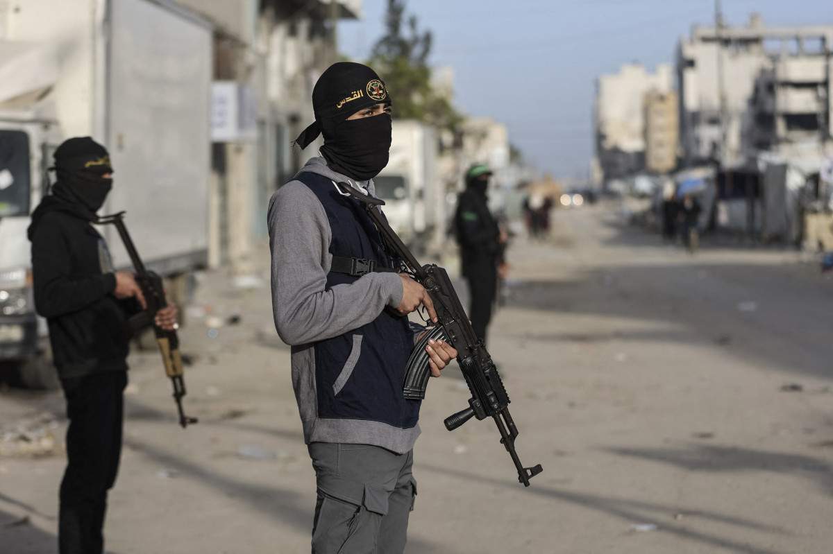 Militantes do Hamas e da Jihad Islâmica Palestina
/AFP