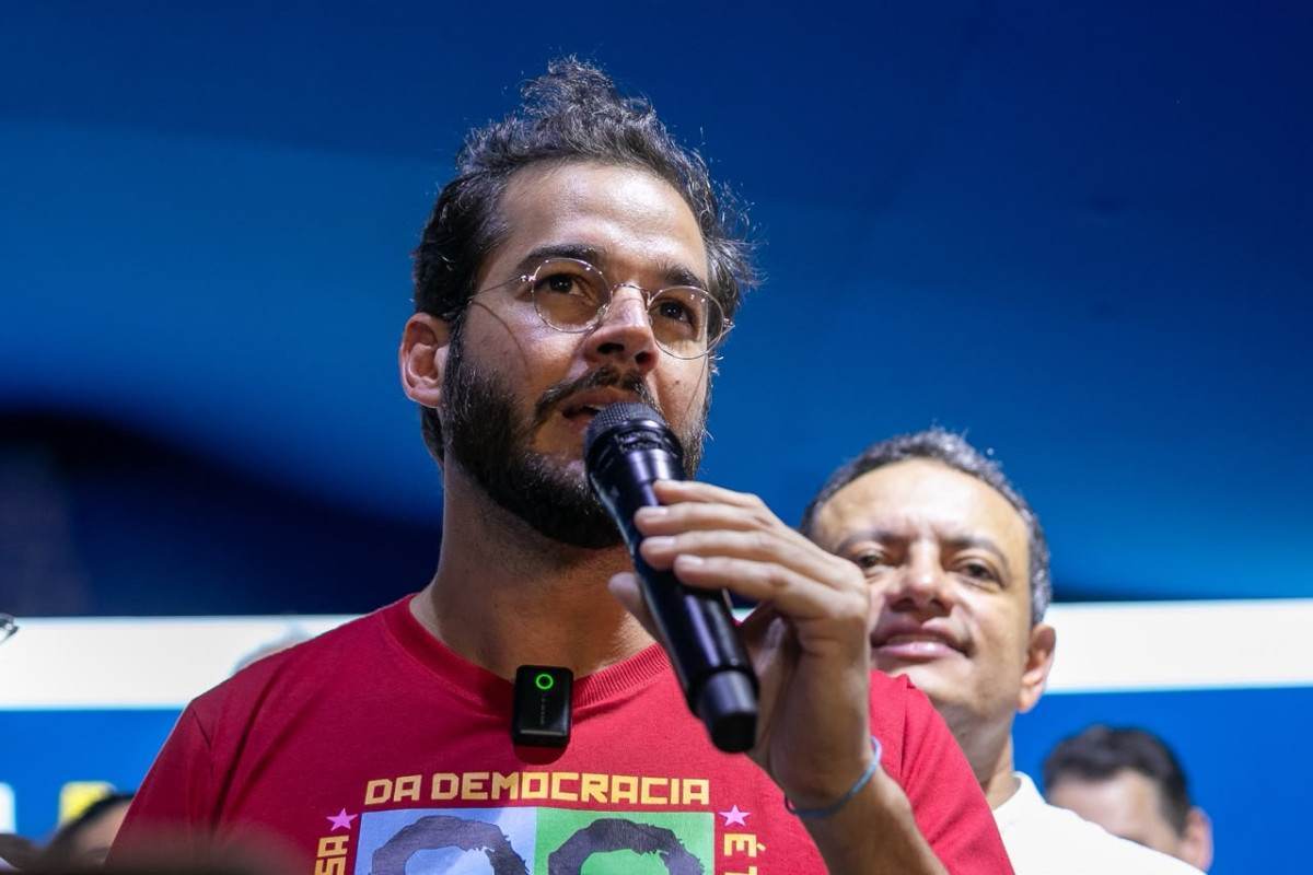 Túlio Gadêlha também esteve presente à convenção (Foto: Rafael Vieira/DP Foto)