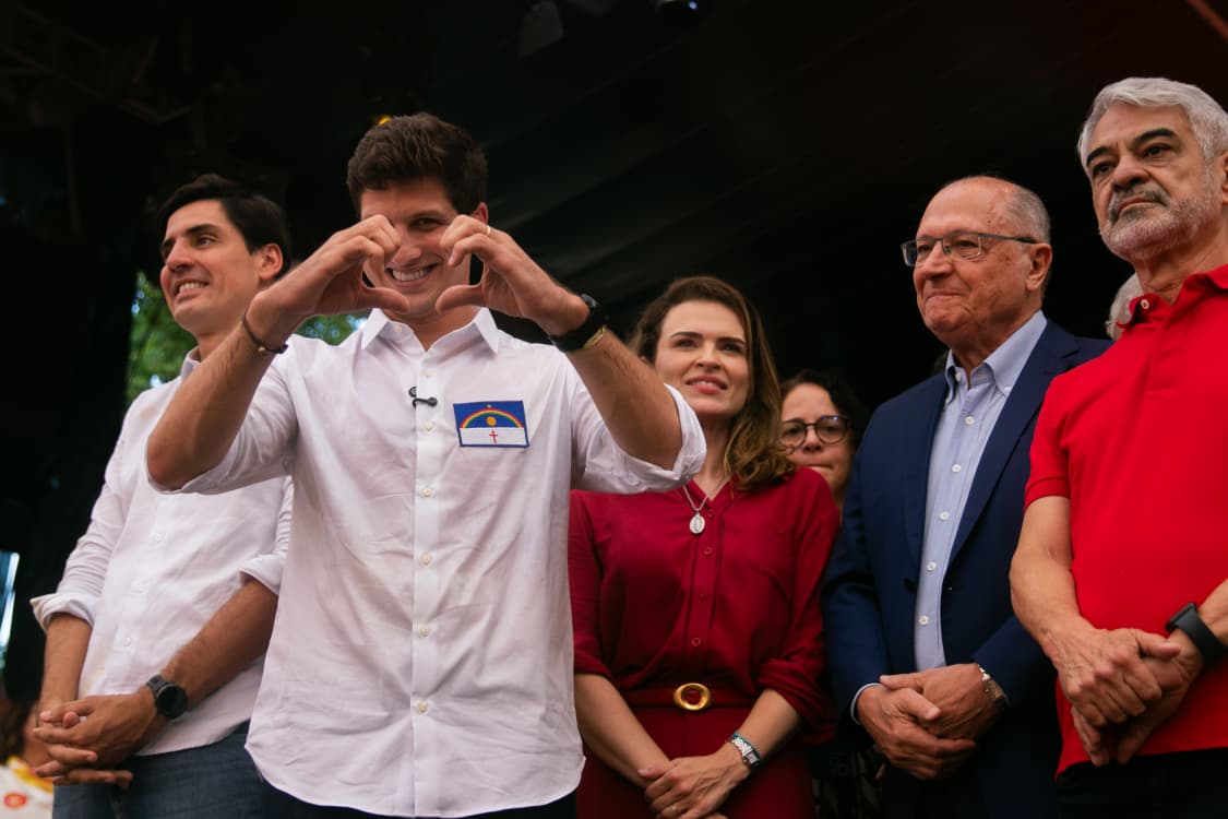 Imagens da convenção da Frente Popular de Pernambuco (Foto: Weslly Gomes/DP Foto)