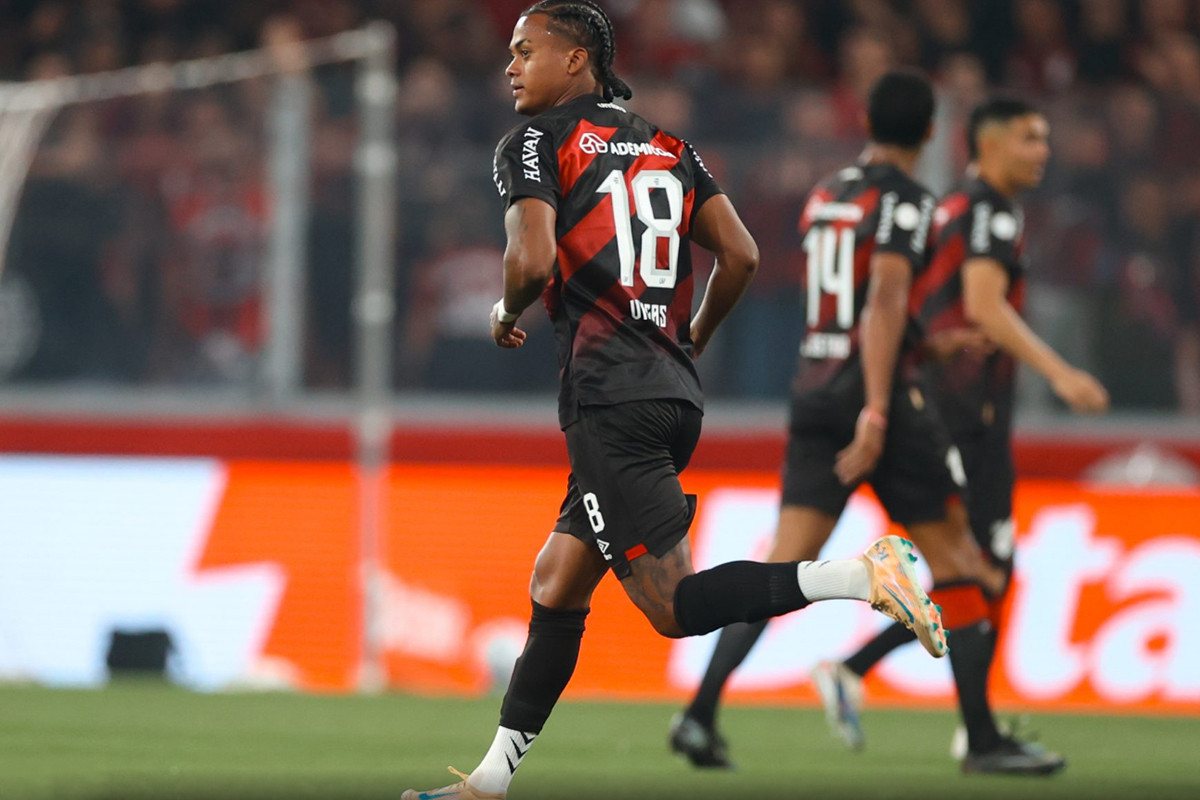 Kerwin Vargas, do Athletico Paranaense/LUIS MIGUEL FERREIRA/CAP